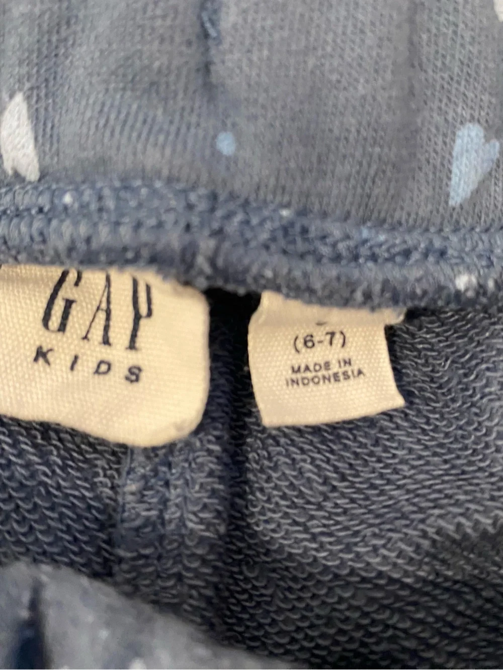GAP Girls' Logo Cotton Shorts bundle size Small (6-7)